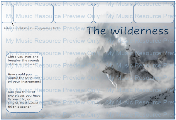 Improvisation and Composition Activity wilderness