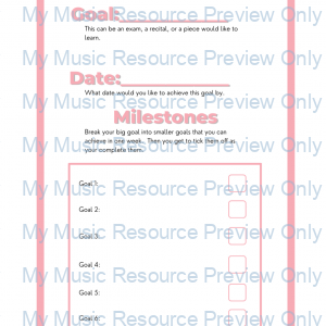 Music Practice Journal