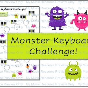 Monster Keyboard Geography Challenge