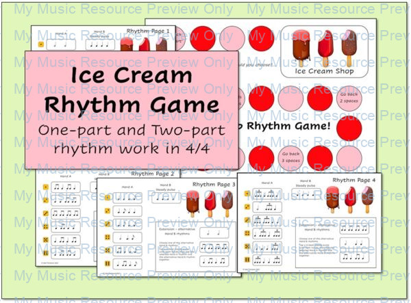 Ice Cream rhythm game Cover