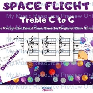 Space Flight Note Recognition Board Game – C Position RH