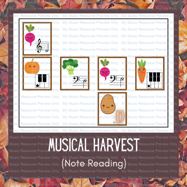 Autumn music games and worksheets