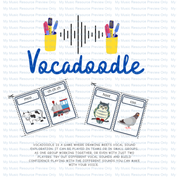 Vocadoodle vocal sound game