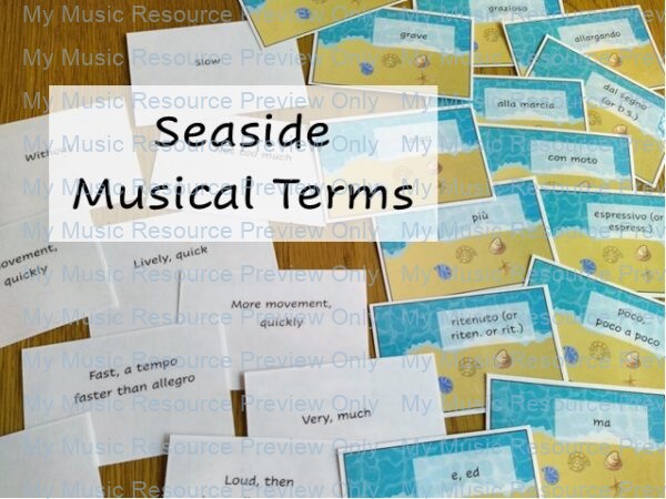 Seaside Musical terms