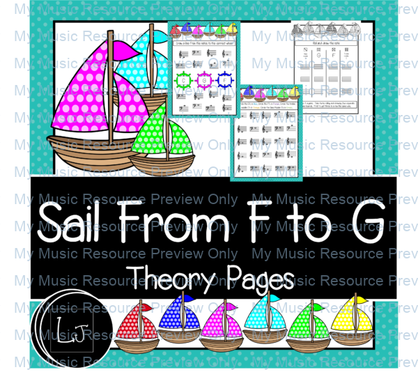 Landmark Notes F and G Sail from F to G