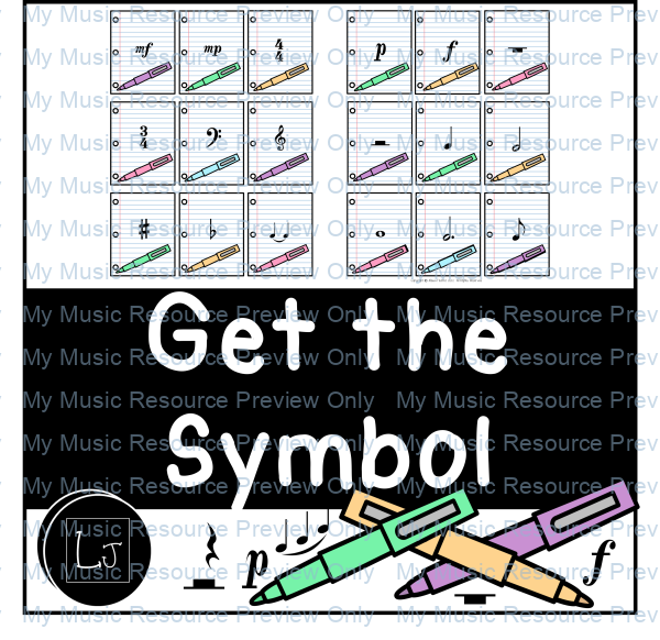 Get The Symbol | Musical symbols matching game