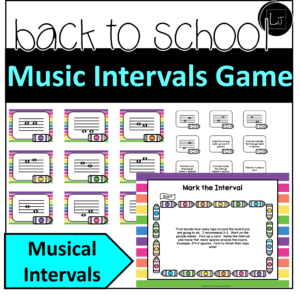 Back to School Intervals Game