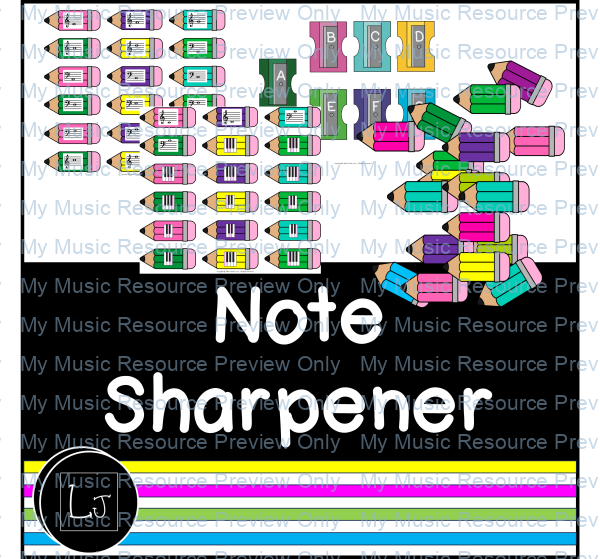 note sharpener note reading game