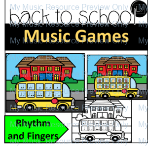 Back To School Music Games