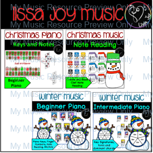 Christmas Piano Games Bundle