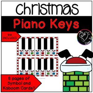 Christmas Beginner Piano Key Game