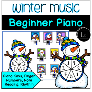 Snowman Beginner Piano Games