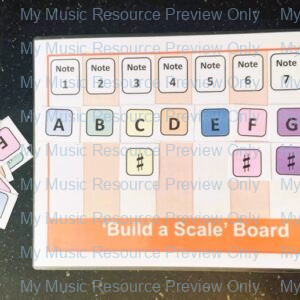 Build a Scale Cards and Board