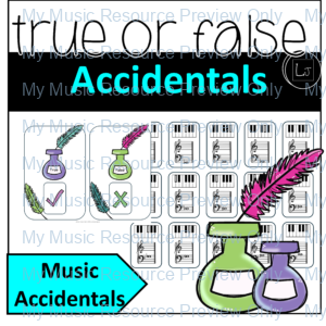 Piano Accidentals Music Game