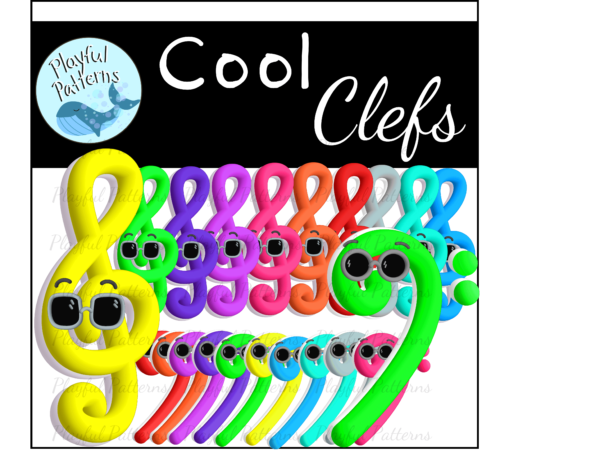 Cool Clefs Clip Art