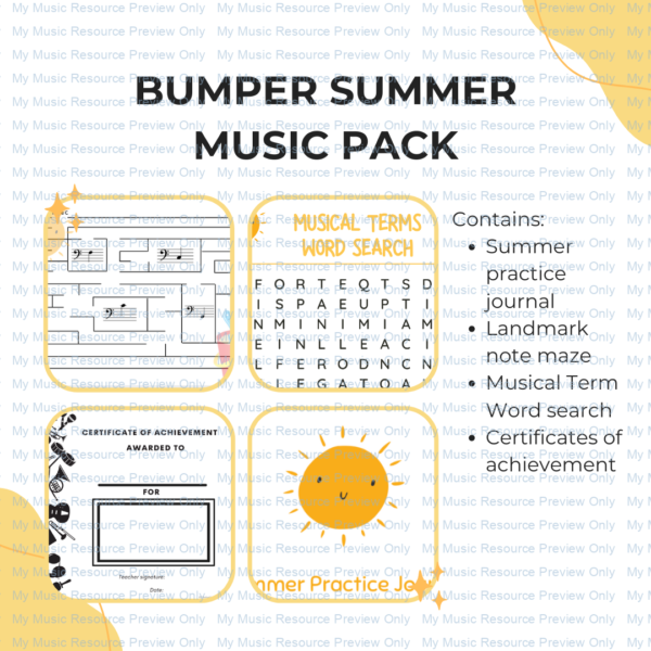 Bumper Summer Music Pack Cover