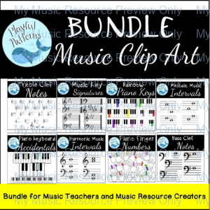 Music Clip Art Bundle