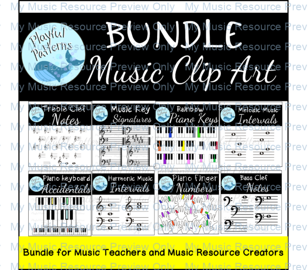 Music Clip Art Bundle