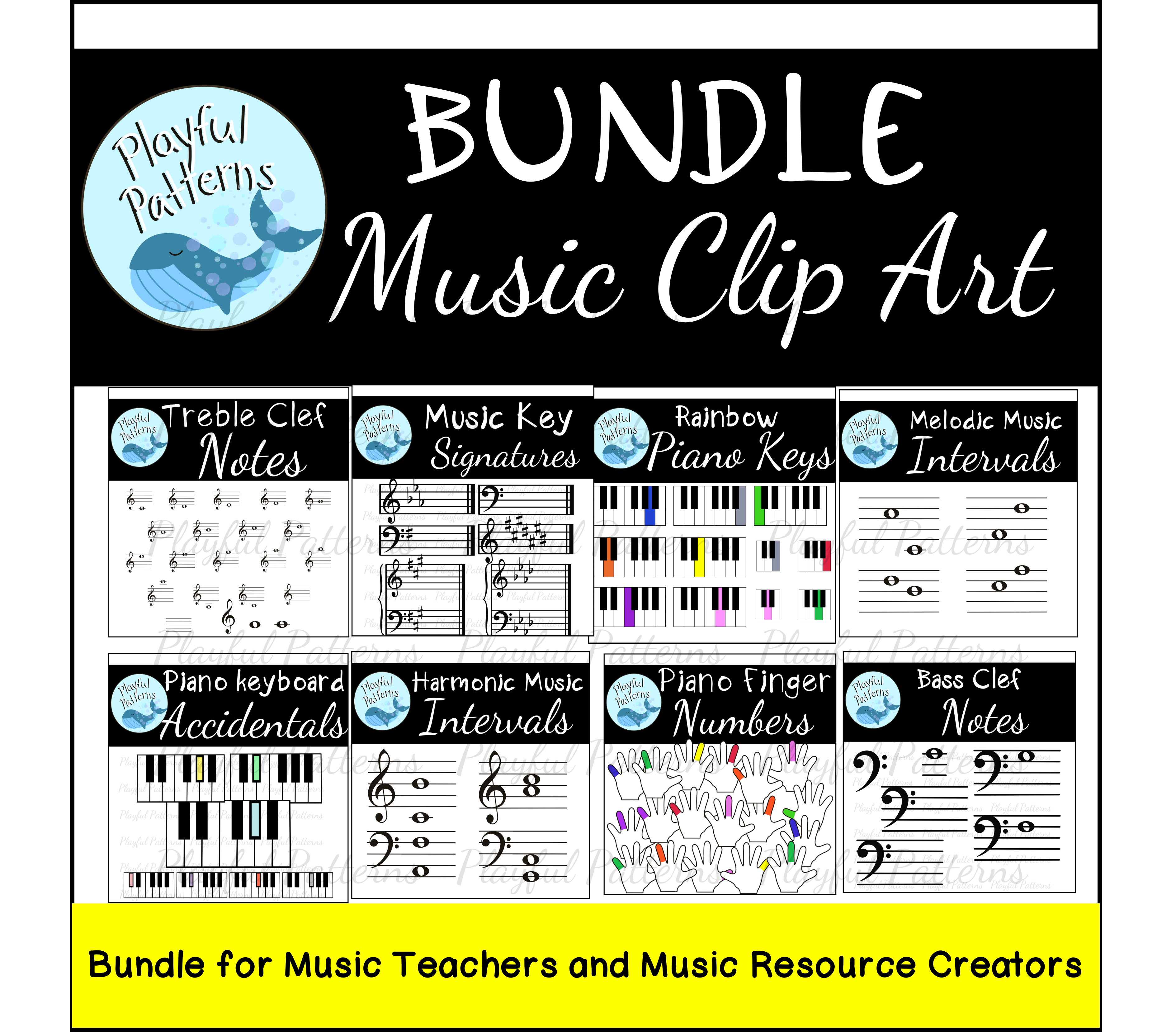 Music Clip Art Bundle