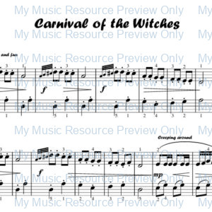 Carnival of the Witches | Early Intermediate PIano Piece