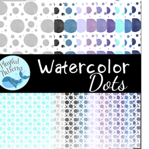 Water Color Dots Backgrounds