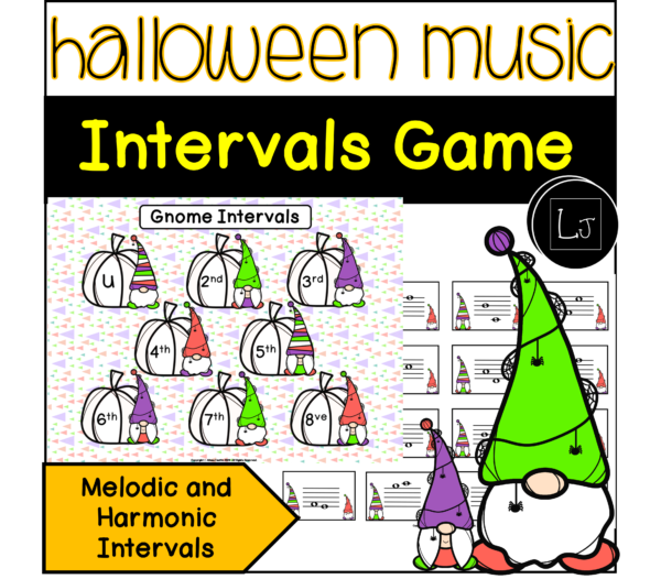 Halloween Music Intervals Game