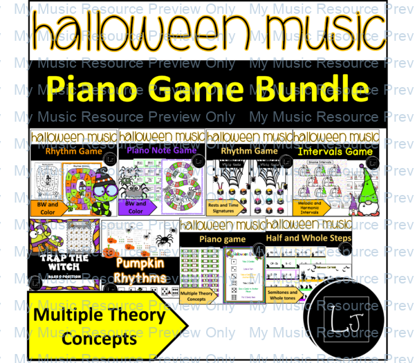 Halloween Piano Game Bundle