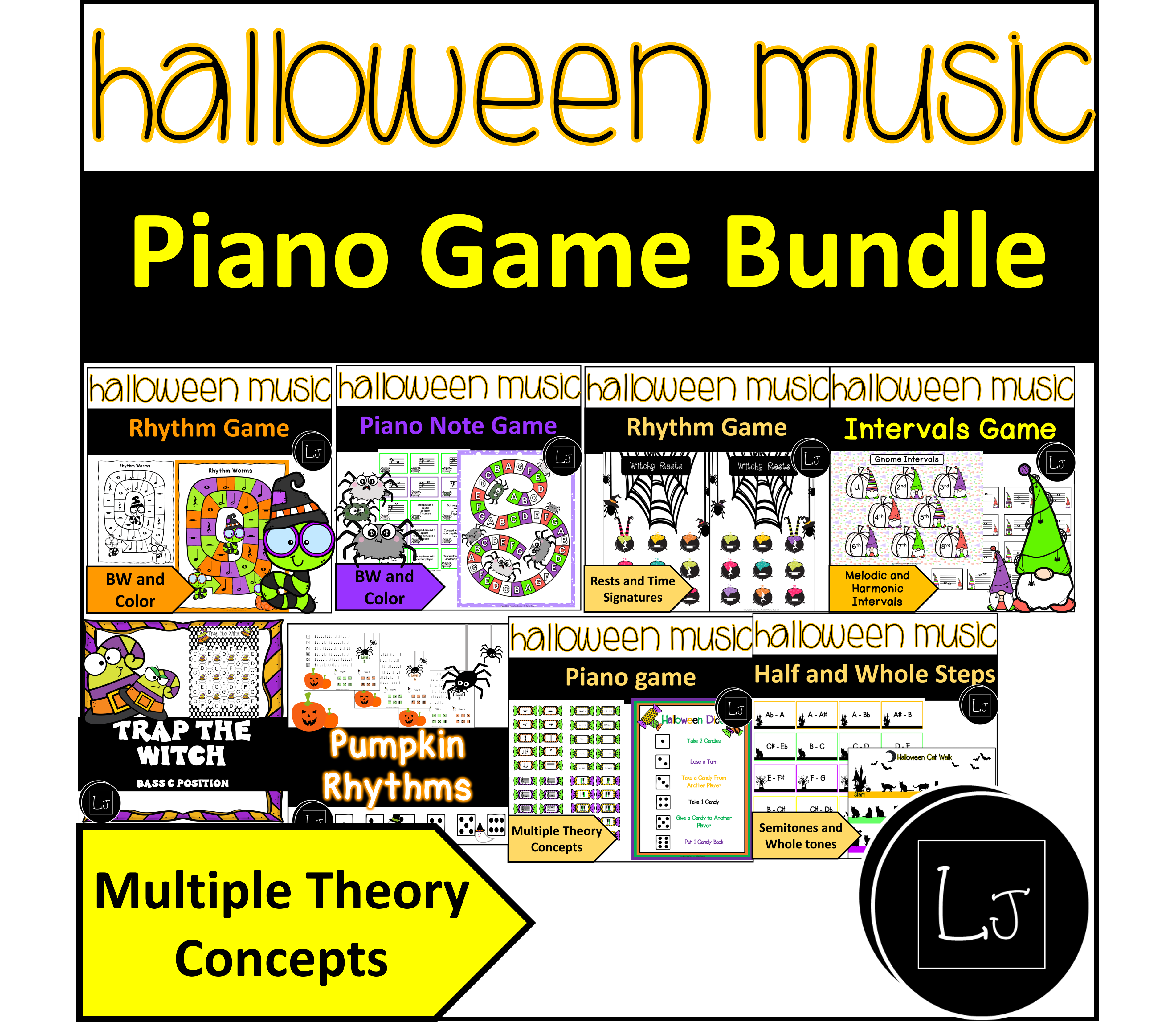 Halloween Piano Game Bundle