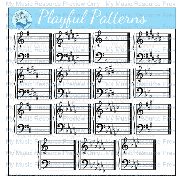 Music Key Signature Clip Art