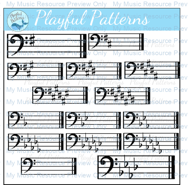 Music Key Signature Clip Art