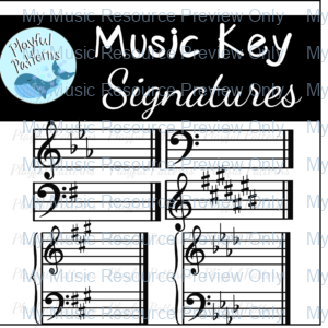 Music Key Signature Clip Art