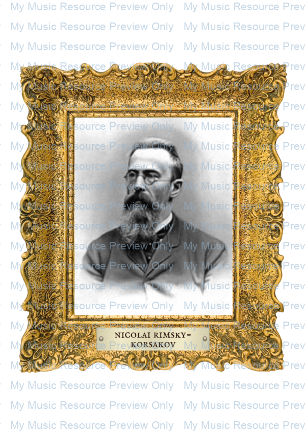 Portrait of nicolai rimsky-korsakov