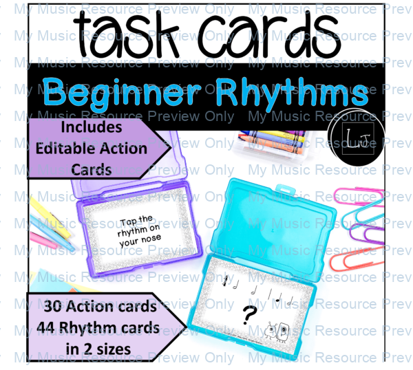 Beginner Rhythm Task Cards