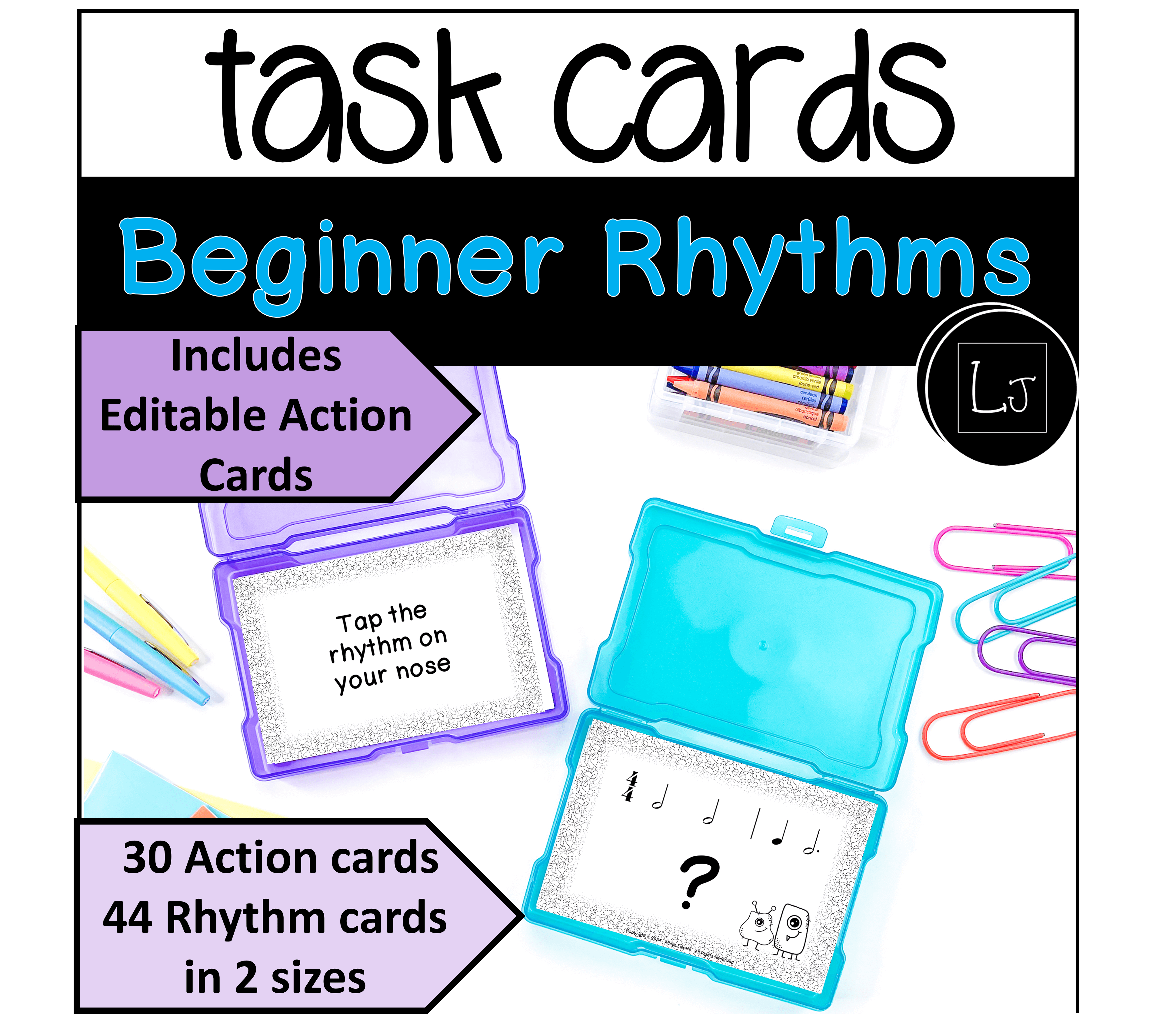 Beginner Rhythm Task Cards