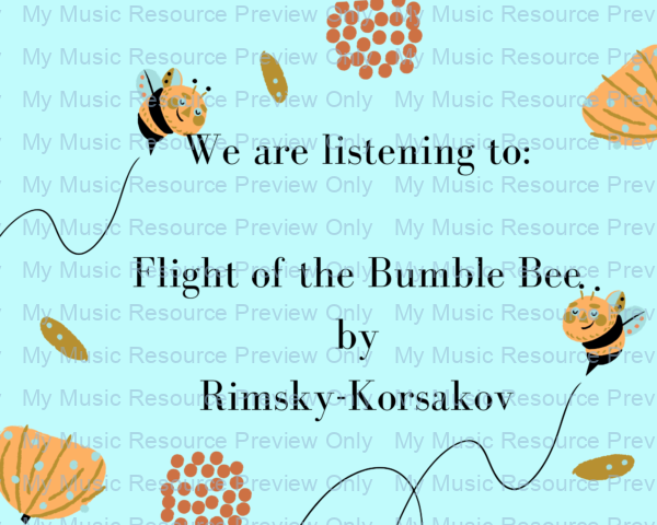 We are listening to Rimsky-Korsakov Flight of the Bumble Bee