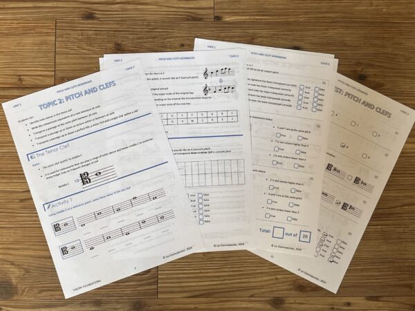 Theory Foundations Pitch and Clefs C2