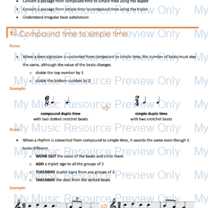 Theory Foundations – Unit C, Topic 5: Rhythm and Time