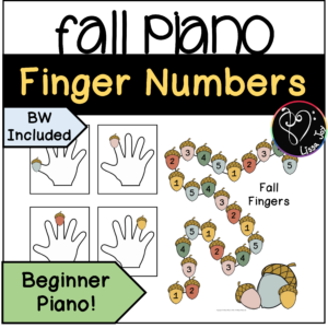 Fall Piano Finger Numbers