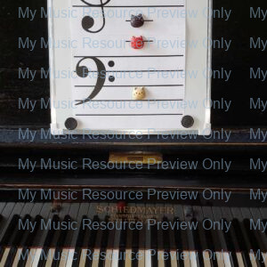 Treble and Bass Clef Templates