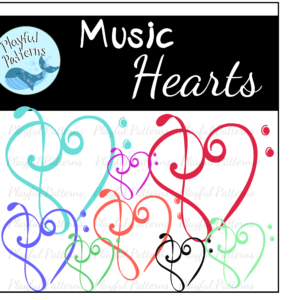 Music Heart Clip Art