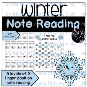 Winter Note Naming Games