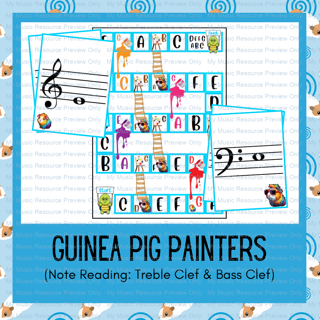 Guinea Pig Painters | Note Reading Game