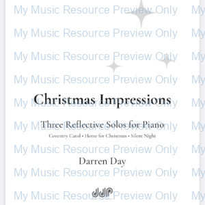 Christmas Impressions Piano Solos by Darren Day