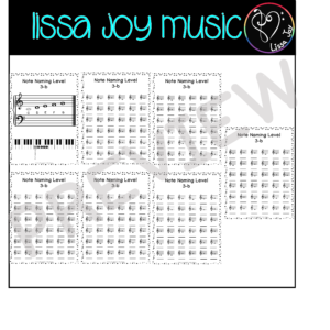 Music Note Reading Worksheets L2 | Bass F to Treble G