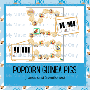 Popcorn Guinea Pigs | Tones and Semitones Game