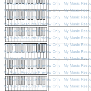 Piano Chord Worksheets | Blank Fillable