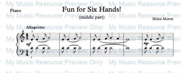 Fun for Six Hands!